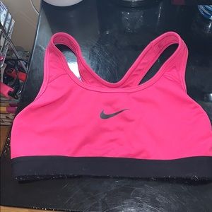 NIKE PINK SPORTS BRA
